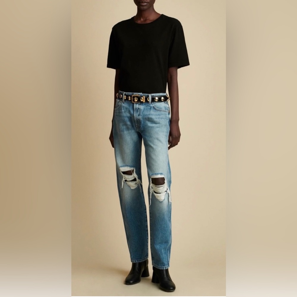 Khaite Kyle straight leg jeans